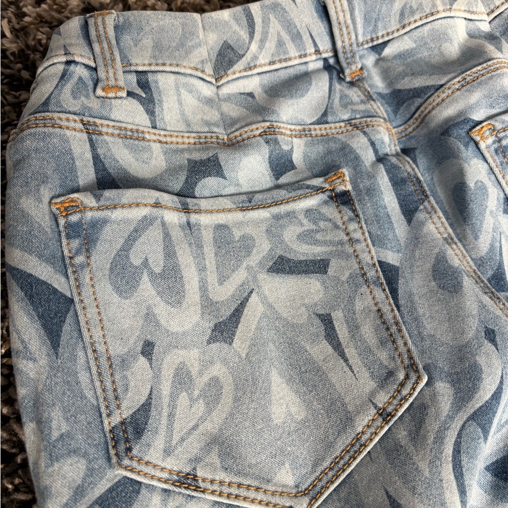 XL (14-16) Blue Flare Jeggings Wonder Nation - Picture 3 of 6